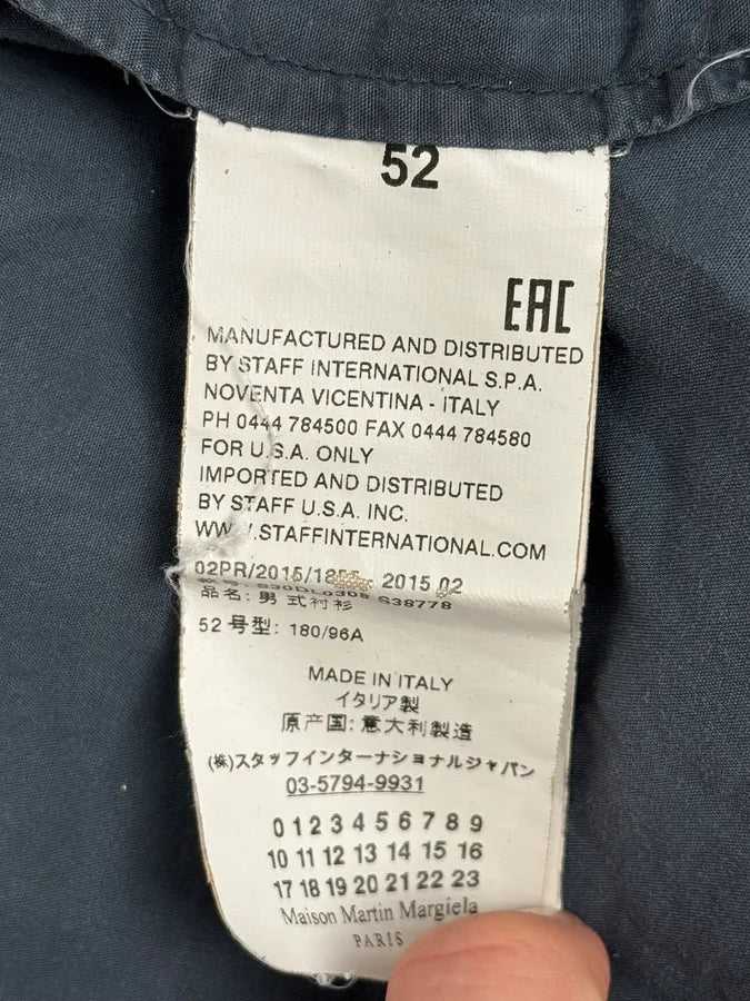 AW2015 Maison Margiela Navy Faded Shirt UuySDyq 9