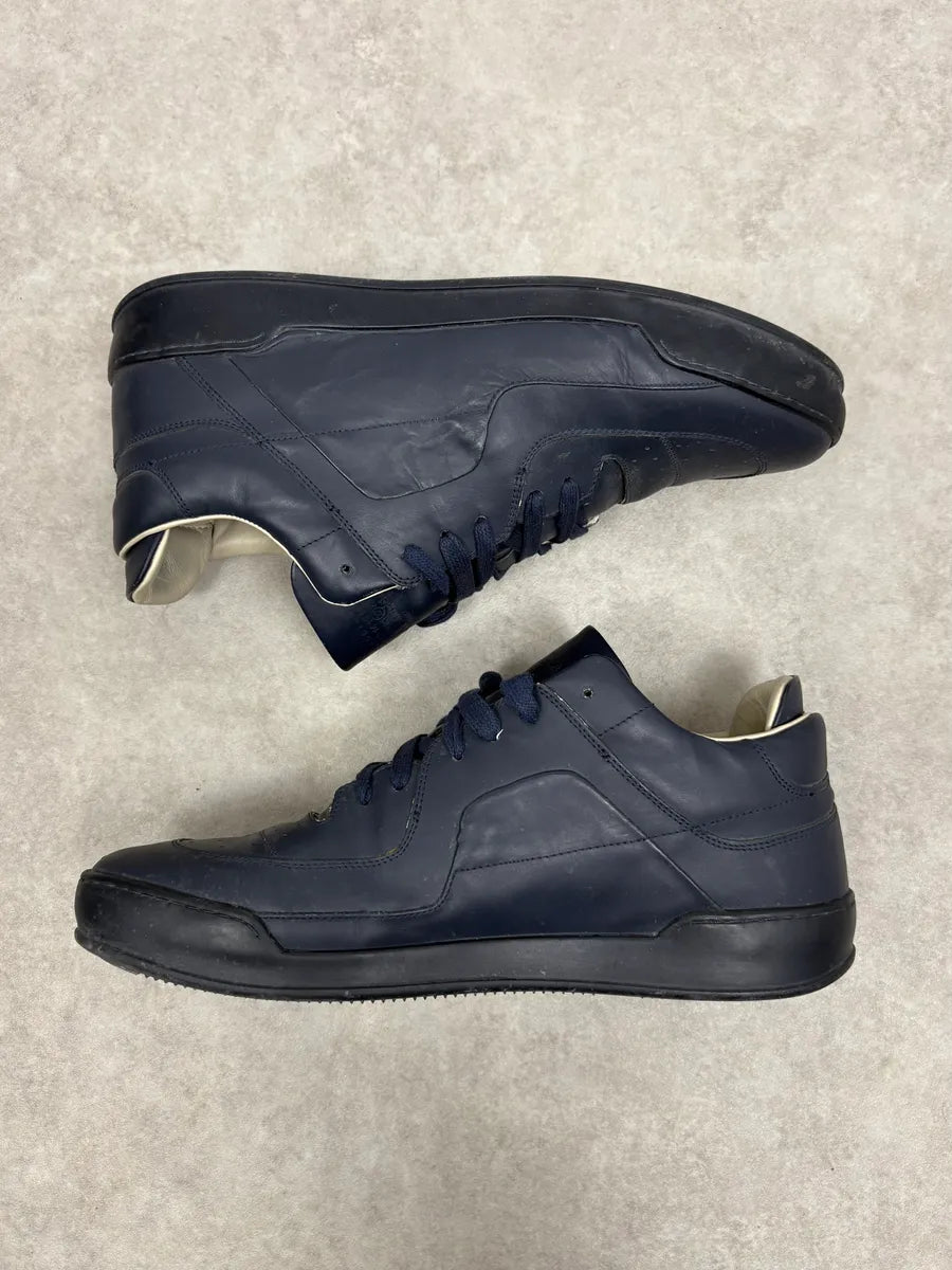 Maison Margiela Navy Leather Sneakers PzusJOp 2