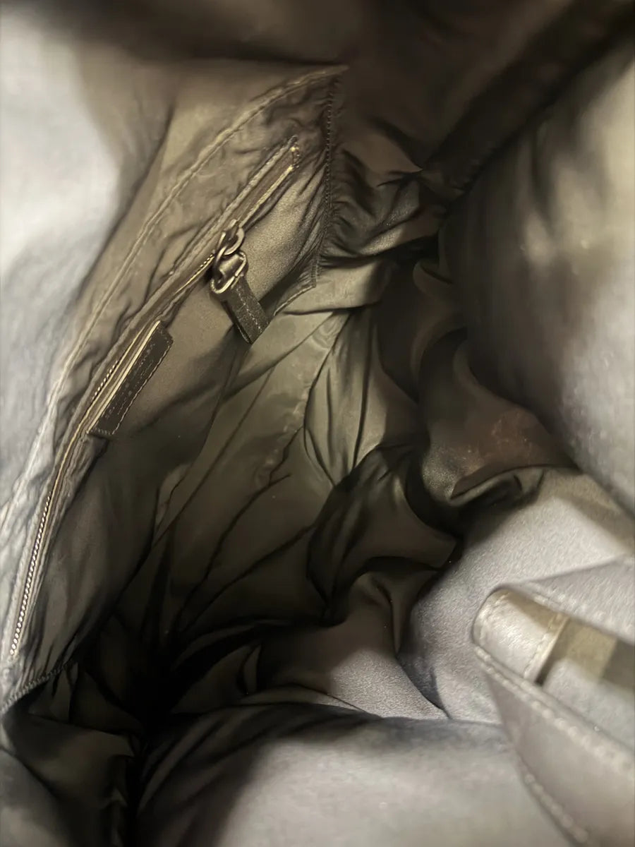 Maison Margiela Navy Puffer Leather Backpack  wGfCmdu 6