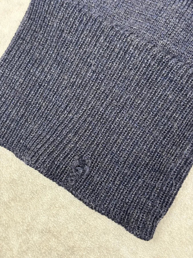 AW2005 Maison Martin Margiela Navy Wool Sweater Turtleneck bekuftB 7