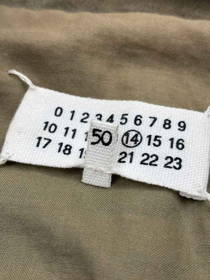 AW2019 Maison Margiela Olive Suede 5 Zip Biker Leather Jacket EhfIFfY 10