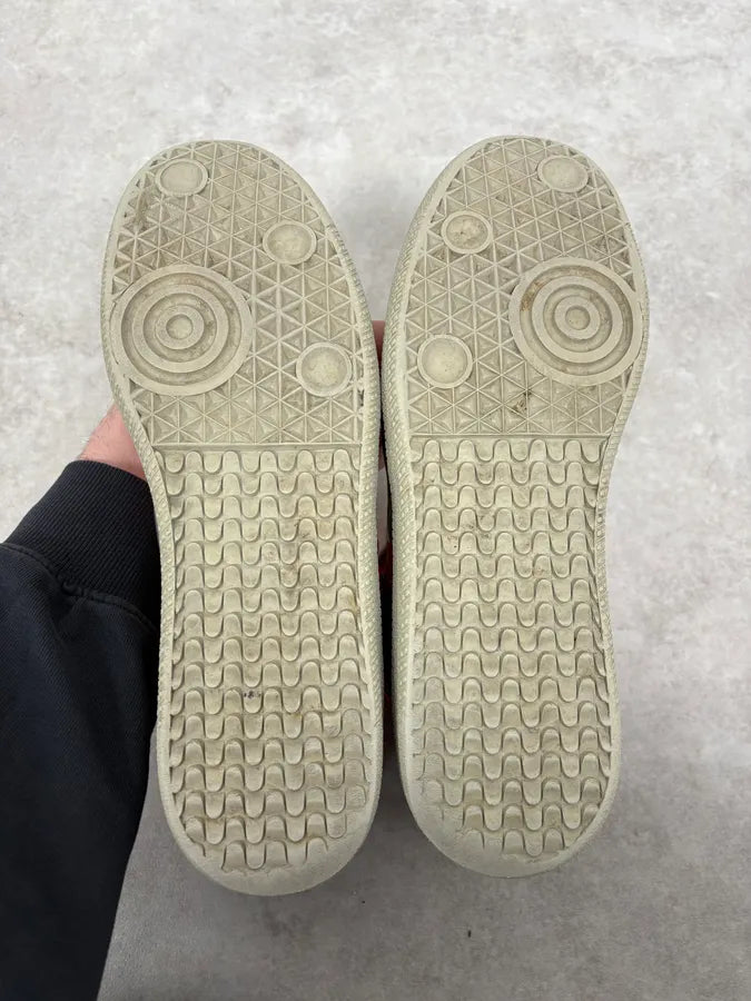 Maison Margiela Orange & Grey High Leather Sneakers toEAoAn 7