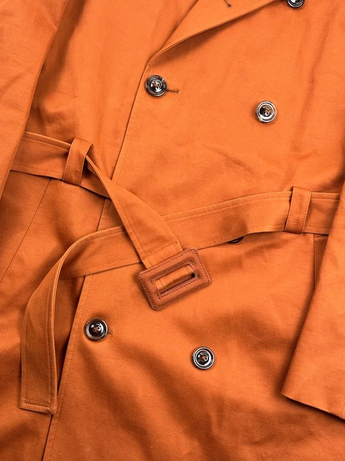 AW2013 Maison Margiela Orange Belted Trench Coat TbgxfYW 7