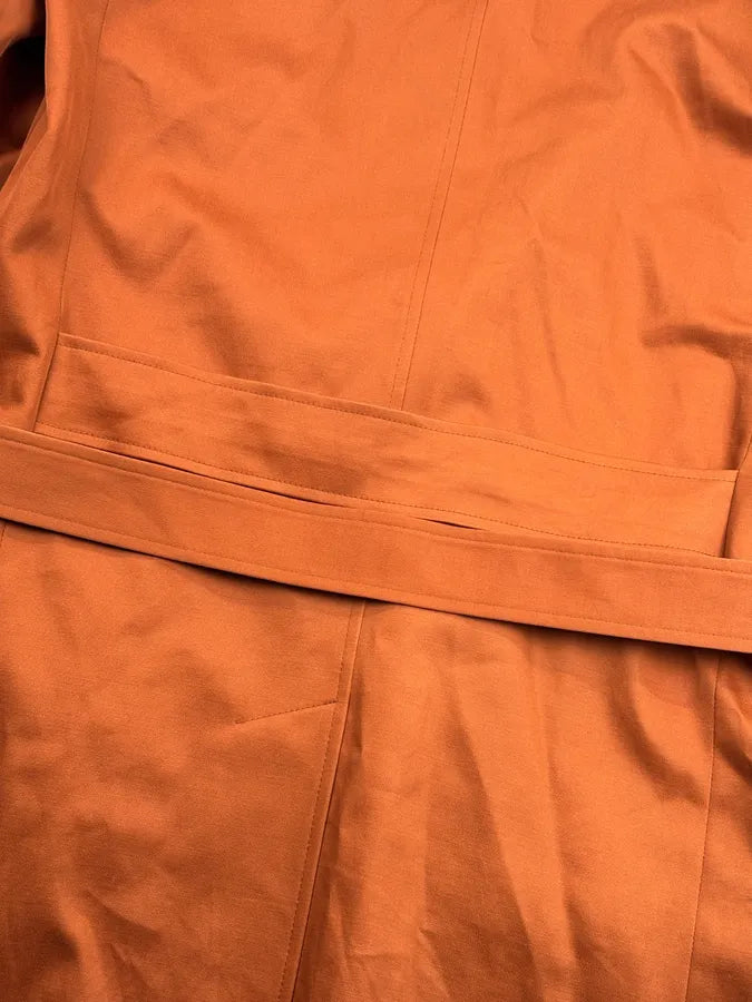 AW2013 Maison Margiela Orange Belted Trench Coat TbgxfYW 9