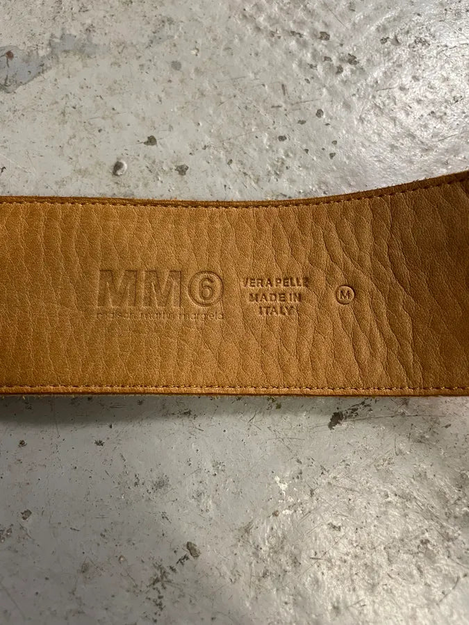 Maison Margiela Orange Leather Armband tpfnHYN 6