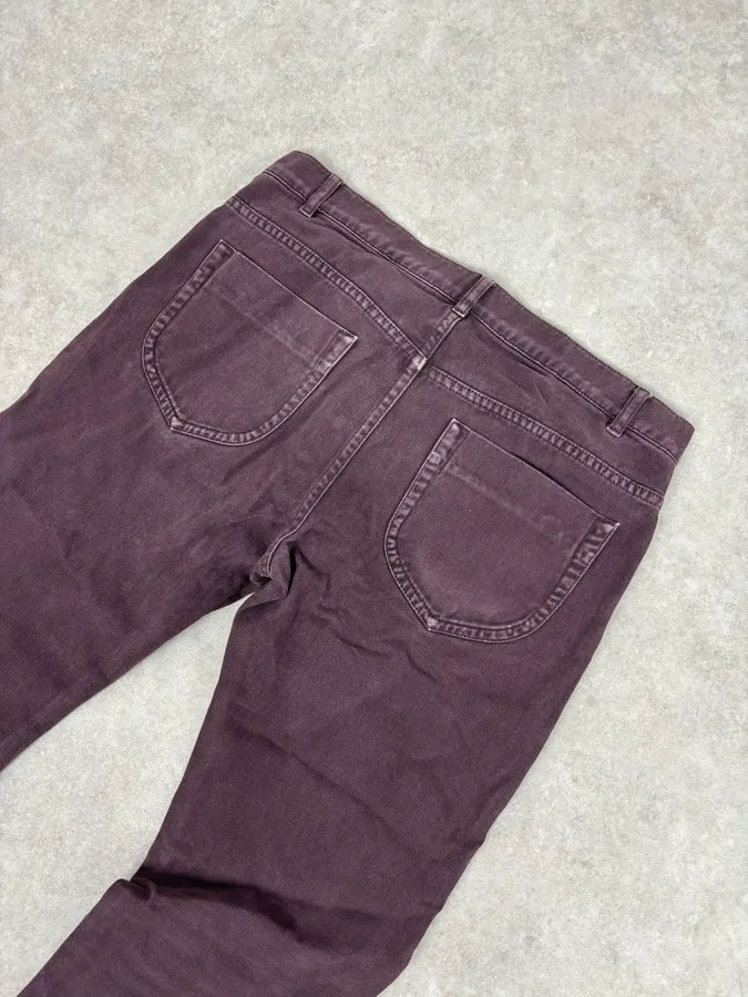 AW2010 Maison Margiela Dark Purple Slim Plum Jeans LredYUg 6