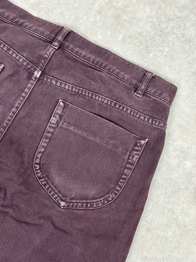 AW2010 Maison Margiela Dark Purple Slim Plum Jeans LredYUg 8