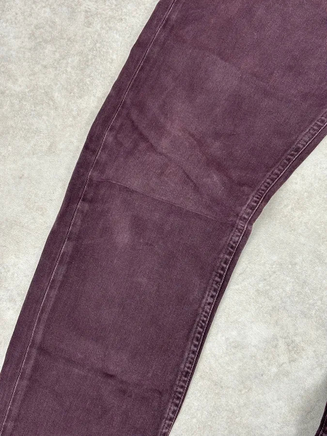AW2010 Maison Margiela Dark Purple Slim Plum Jeans LredYUg 9