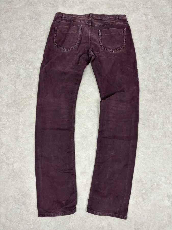 AW2010 Maison Margiela Dark Purple Slim Plum Jeans LredYUg 5