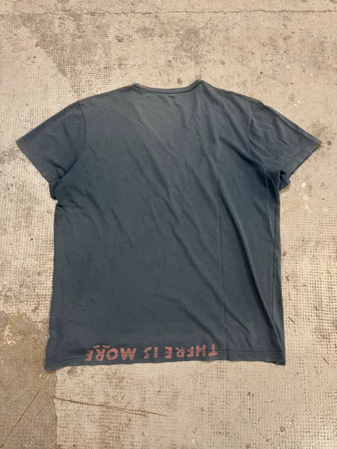 Maison Margiela Poem V Neck Blue Grey T-Shirt tyyySWL 4