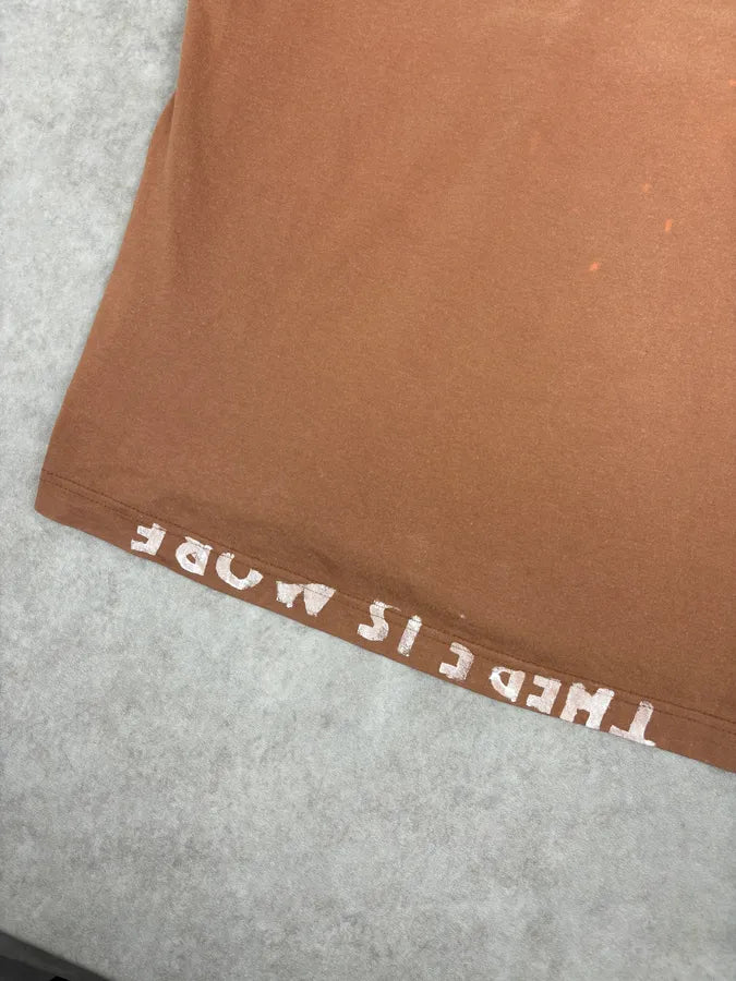 Maison Margiela Poem V Neck Brown T-Shirt XRhwQfH 6