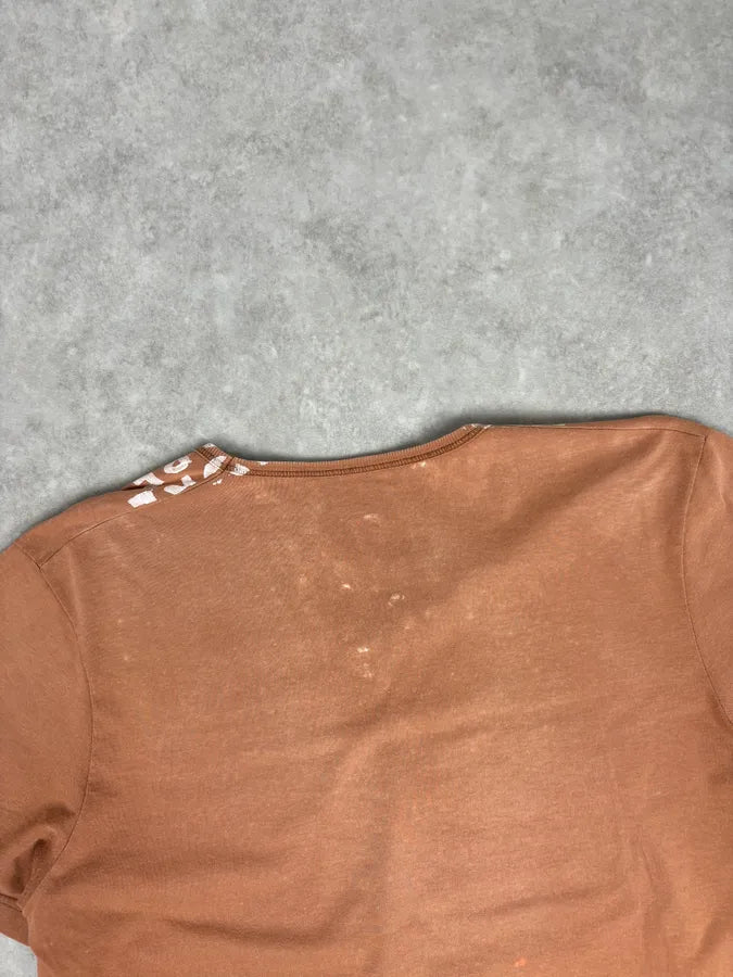Maison Margiela Poem V Neck Brown T-Shirt XRhwQfH 5