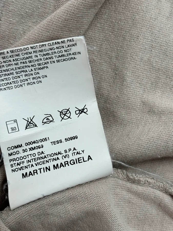 SS2005 Maison Martin Margiela Poem V Neck Grey T-Shirt oARkrQg 8
