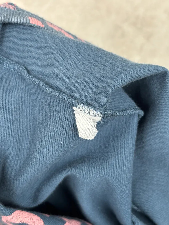 Maison Margiela Poem V Neck Navy T-Shirt PKRsAZK 8