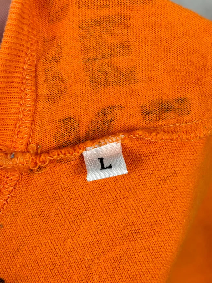 SS2007 Maison Martin Margiela Poem V Neck Orange T-Shirt ychMzJx 7