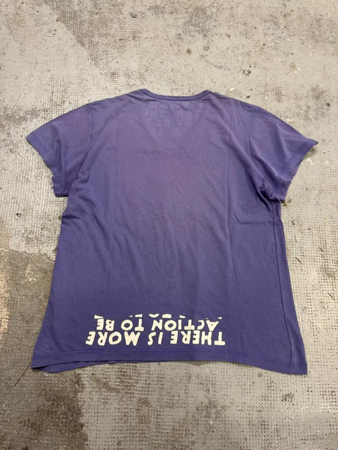 Maison Margiela Poem V Neck Purple T-Shirt hTDOlOO 5