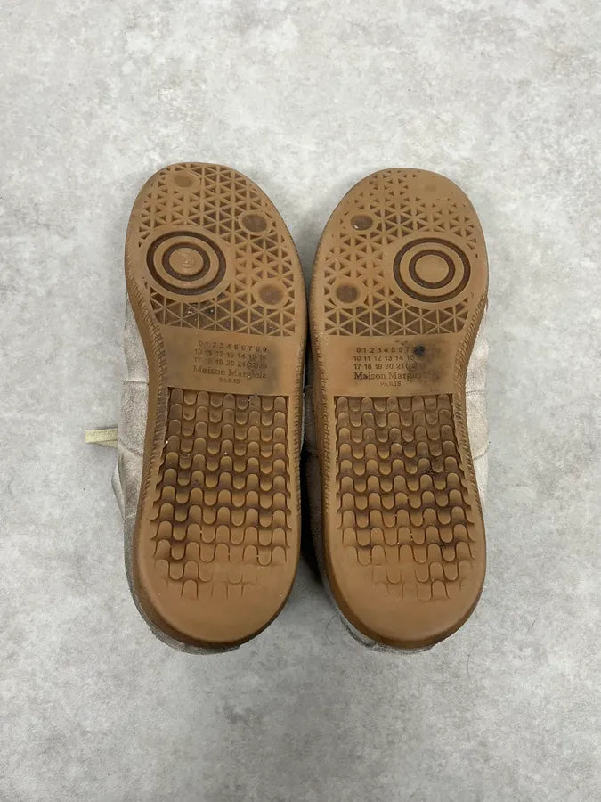 Maison Margiela Replica Beige Suede Gats Sneakers oSZhVTO 6
