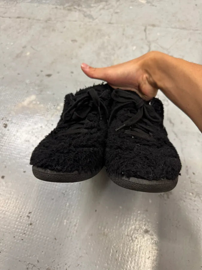 Maison Margiela Replica Black Fur Low Army Gatts Shoes (43eu/us9.5) ZsUPPlR 8