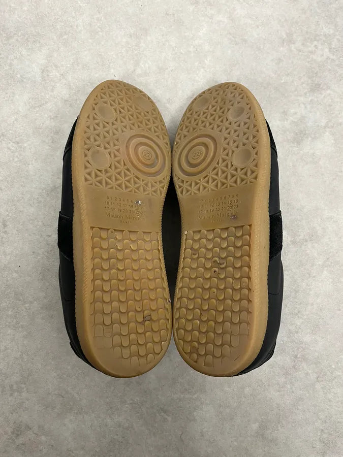 Maison Margiela Replica Black Suede Gats Leather Sneakers OXzbmXv 8