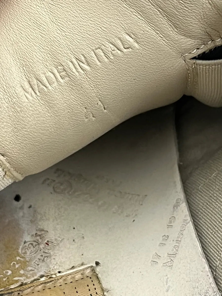 Maison Margiela Replica Black Suede Gats Leather Sneakers OXzbmXv 6