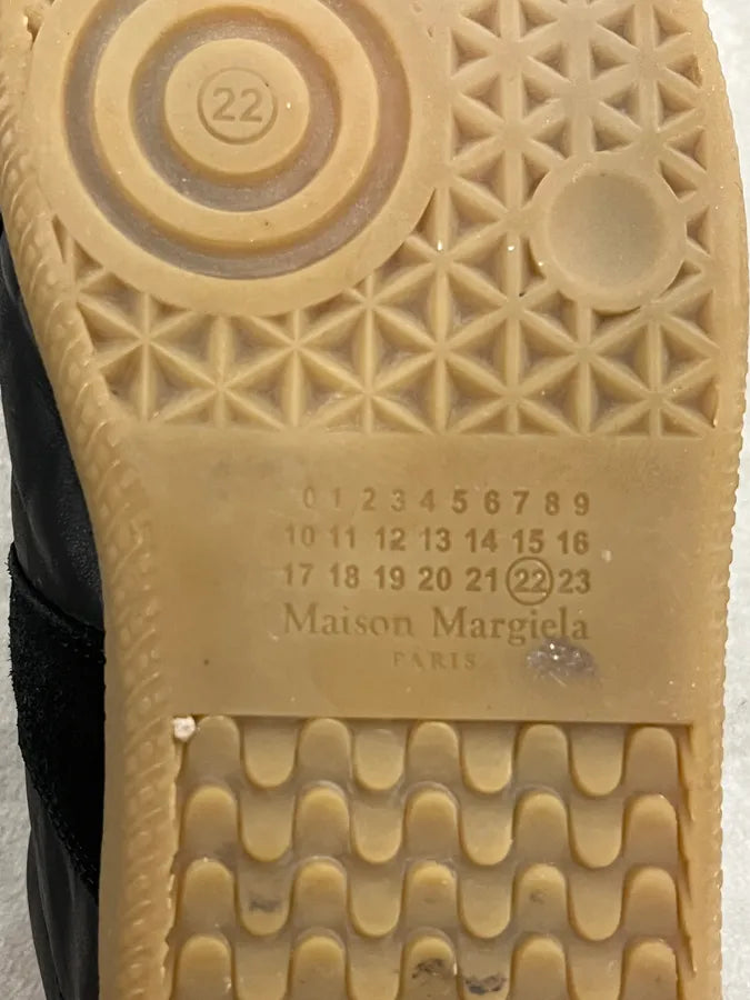 Maison Margiela Replica Black Suede Gats Leather Sneakers OXzbmXv 9