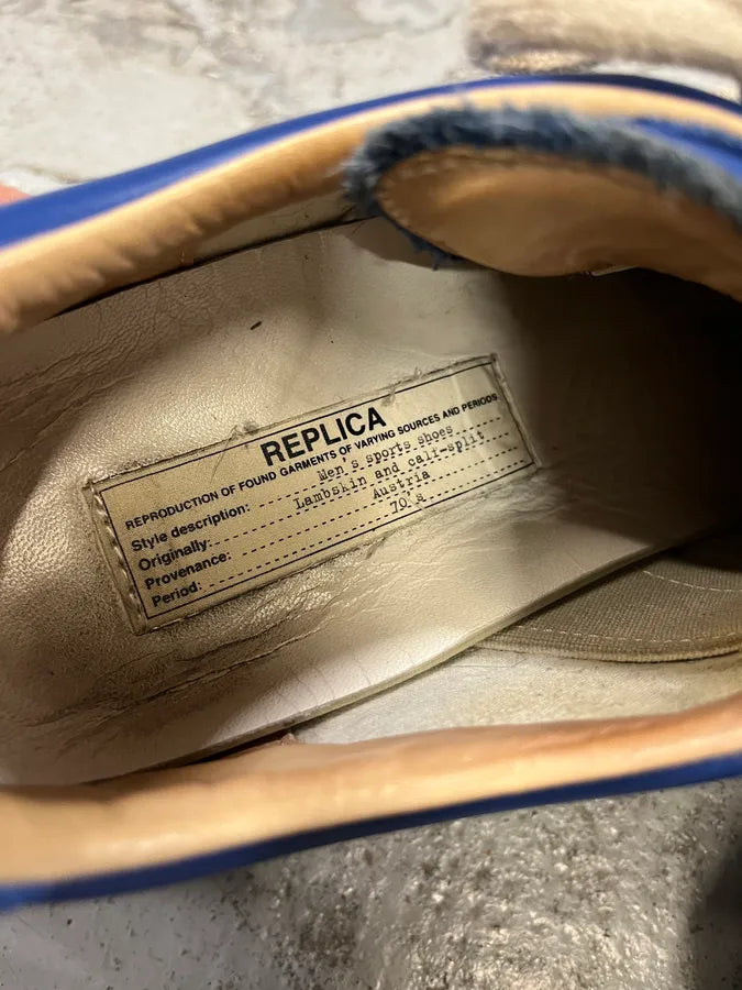 Maison Margiela Replica Blue Oxyd Gats Sneakers GtoSWUP 5