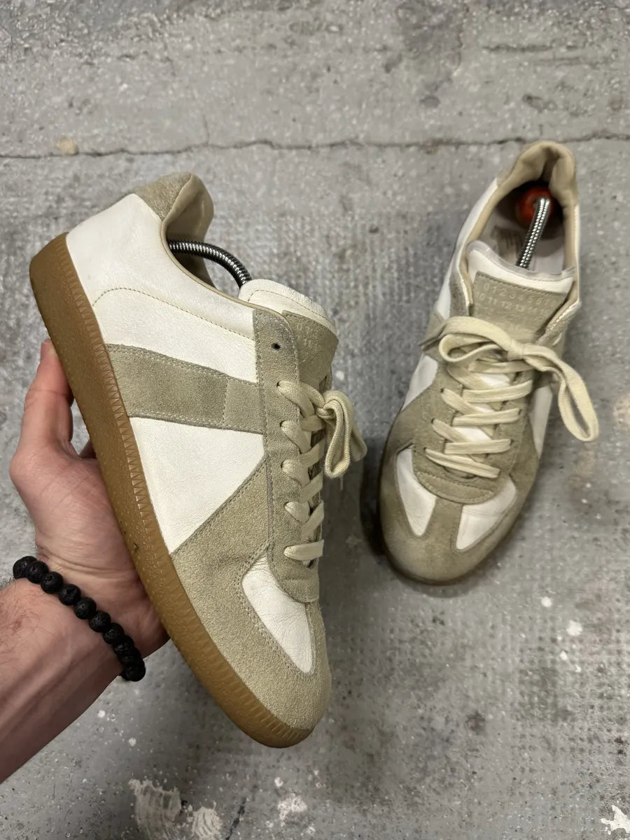 Maison Margiela Replica Classical White Army Low Sneakers (39.5eu/us6.5) 0