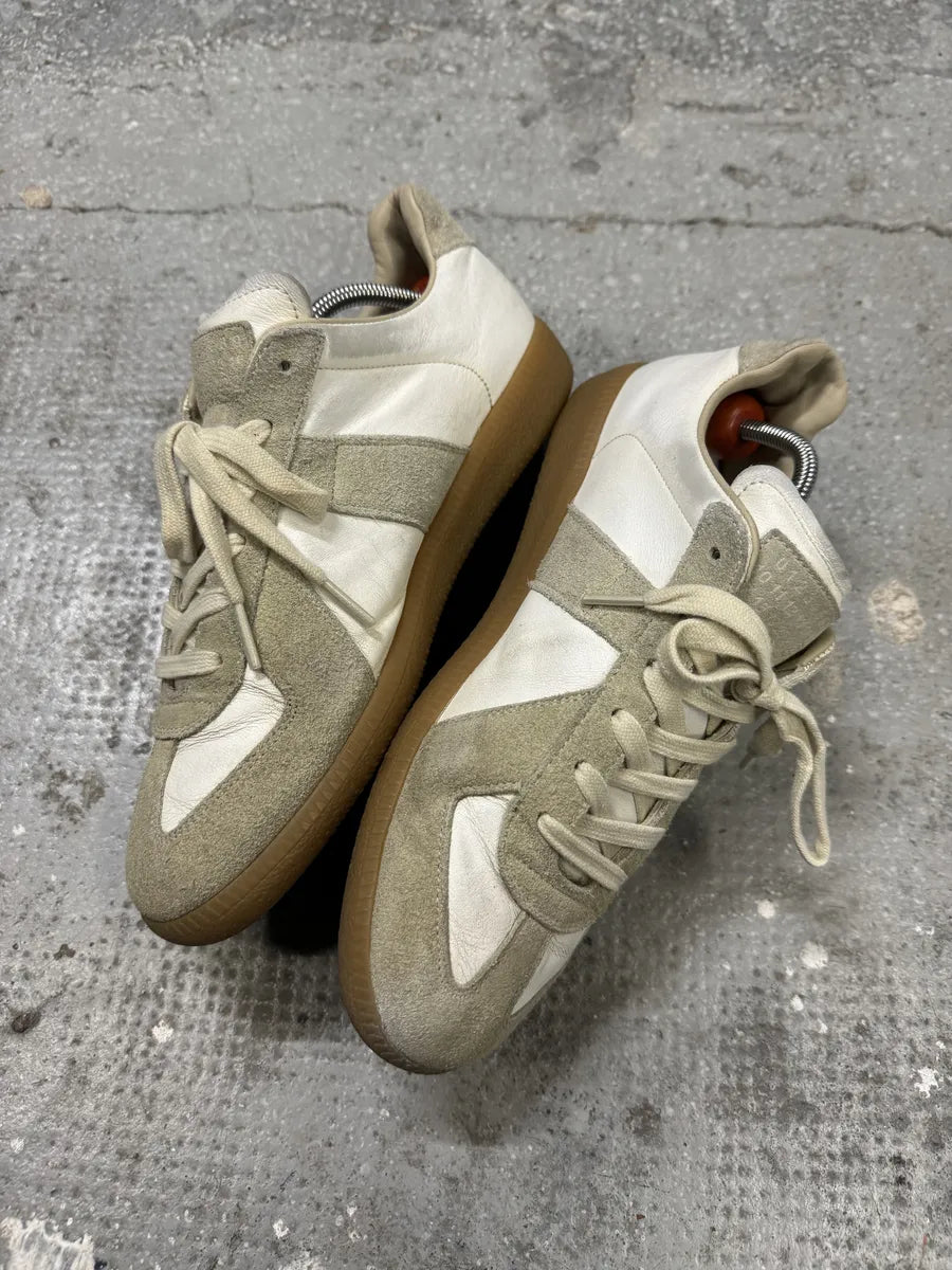 Maison Margiela Replica Classical White Army Low Sneakers (39.5eu/us6.5) 1