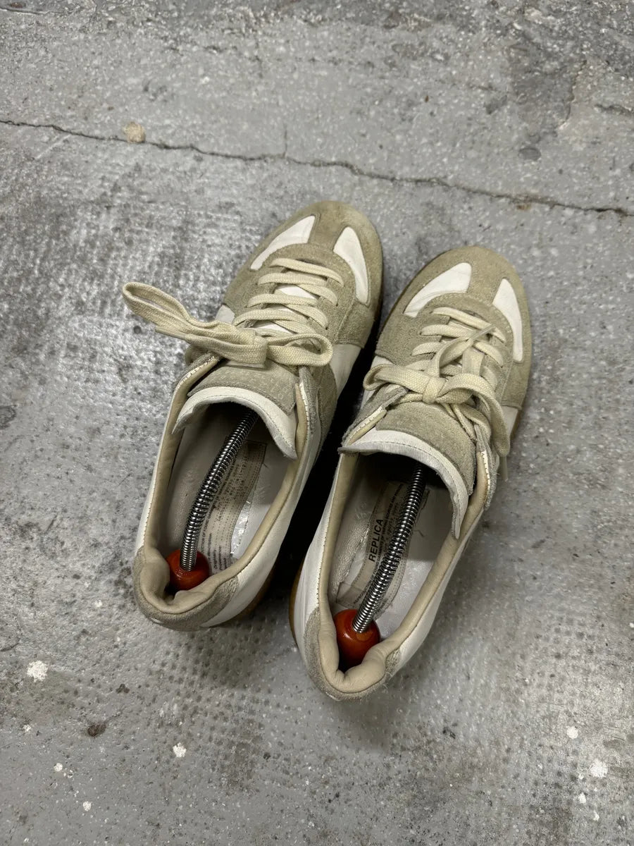 Maison Margiela Replica Classical White Army Low Sneakers (39.5eu/us6.5) 7