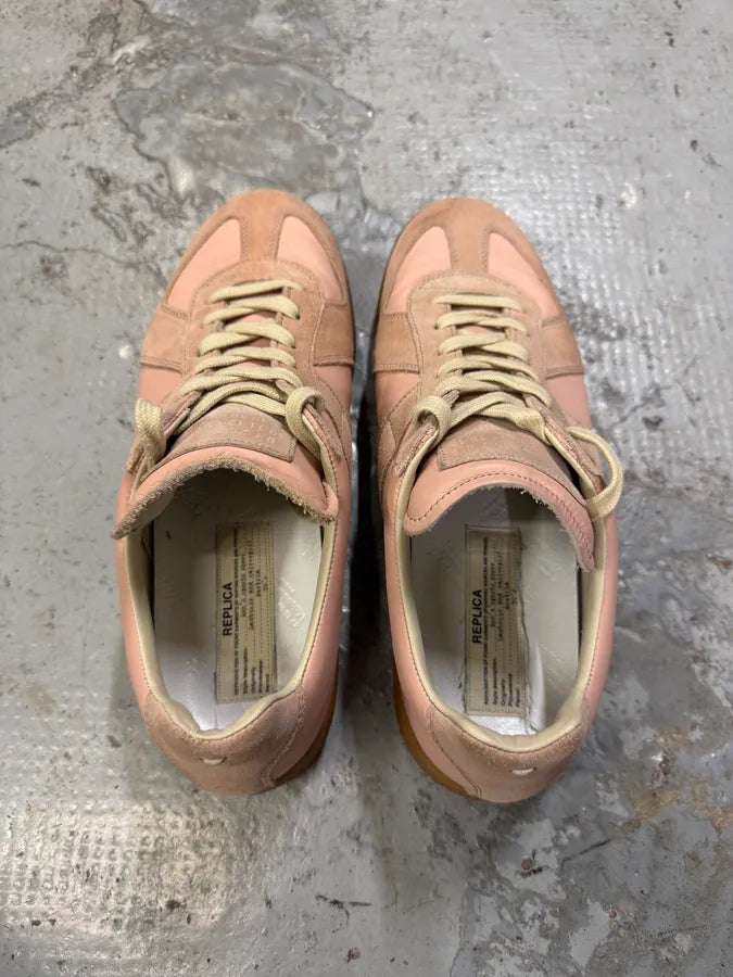 Maison Margiela Replica Gats Pink Leather Shoes TmvcCqz 2