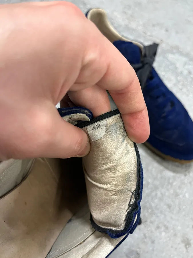 Maison Margiela Replica Gats Plushed Navy Shoes (42eu/us8.5) QNZobmJ 7