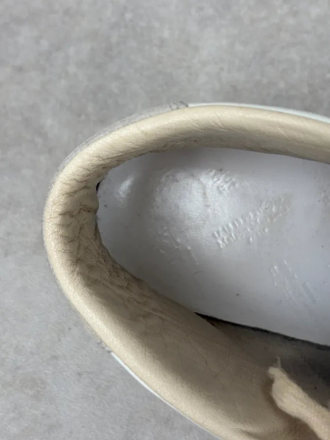 Maison Margiela Replica Gats White High Leather Sneakers frEnMih 8