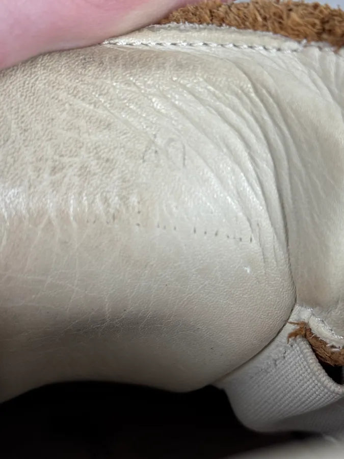 Maison Margiela Replica Mustard Leather Army Sneakers XSkwRjD 7