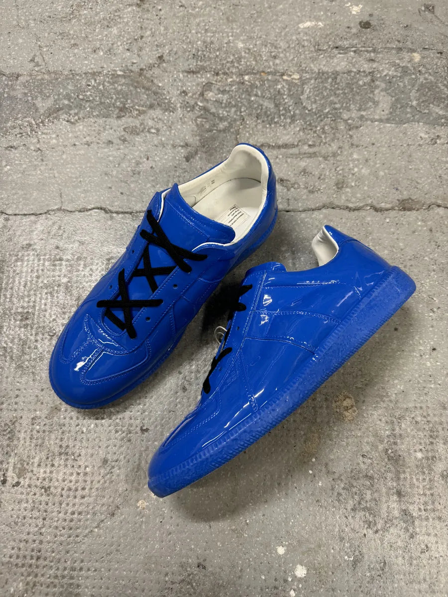 Maison Margiela Replica Patent Blue (42eu/us8.5) 1