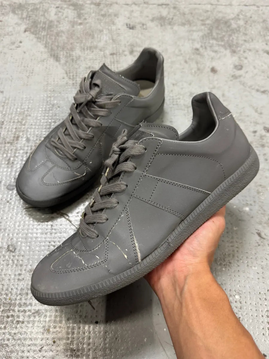 Maison Margiela Replica Reflective Grey Low Army GAT Sneakers IlsBQak 0