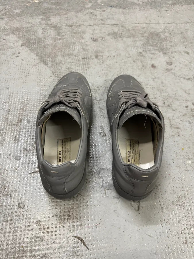 Maison Margiela Replica Reflective Grey Low Army GAT Sneakers IlsBQak 3