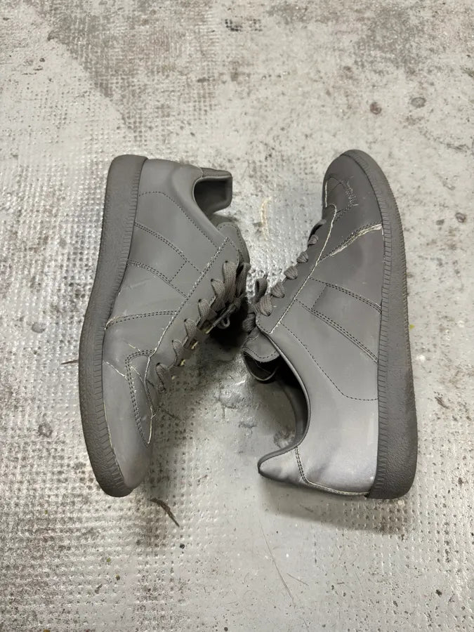 Maison Margiela Replica Reflective Grey Low Army GAT Sneakers IlsBQak 6