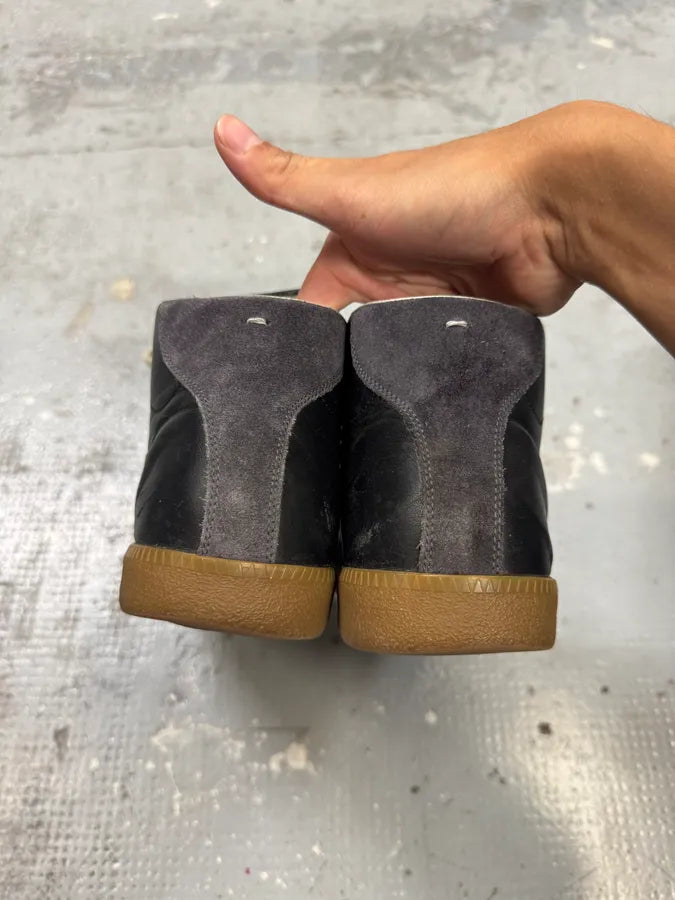 Maison Margiela Replica Two Tone Black High Gum Sneakers nSufxeq 2