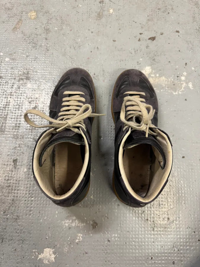 Maison Margiela Replica Two Tone Black High Gum Sneakers nSufxeq 5