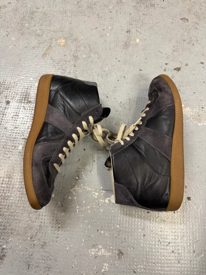 Maison Margiela Replica Two Tone Black High Gum Sneakers nSufxeq 7