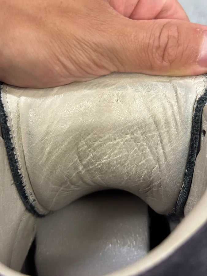 Maison Margiela Replica Two Tone Black High Gum Sneakers nSufxeq 8