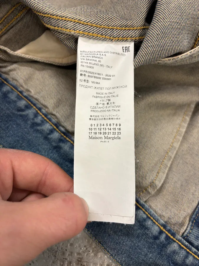 Maison Margiela Reworked Sleeveless Denim Jacket (M/L) cIfIKQo 10