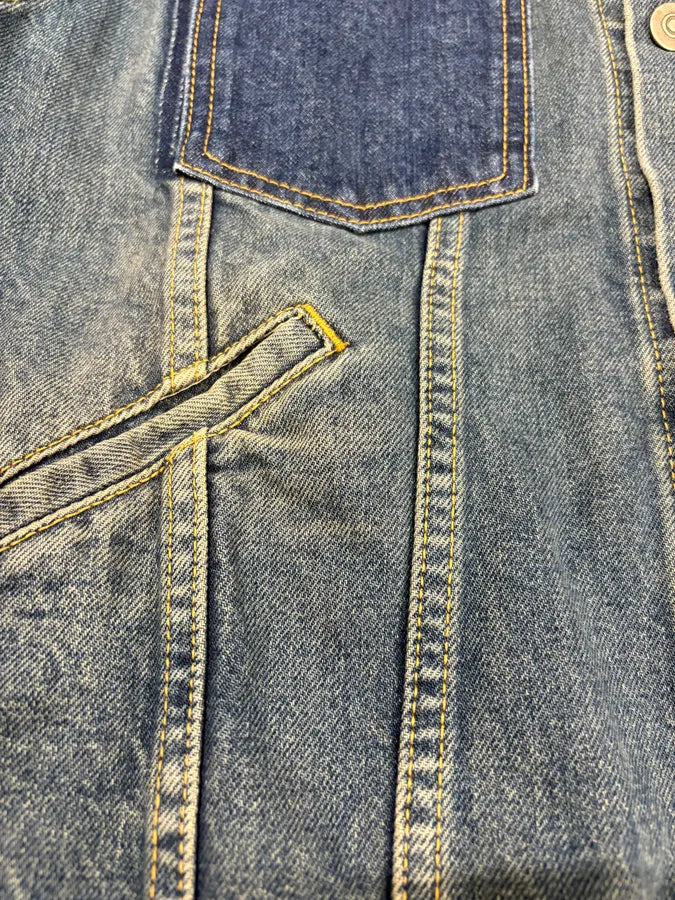 Maison Margiela Reworked Sleeveless Denim Jacket (M/L) cIfIKQo 7