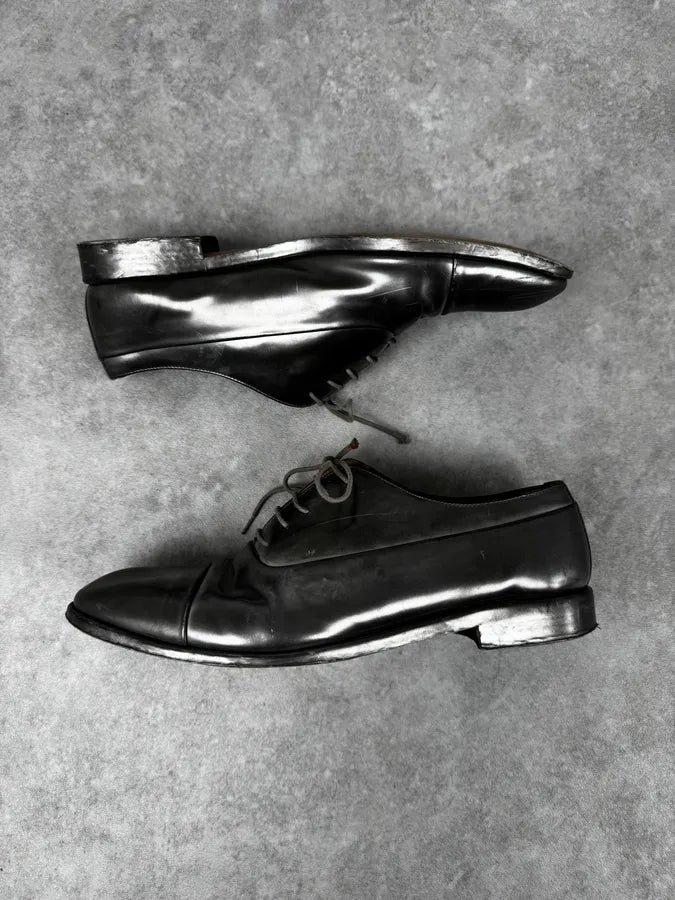 Maison Margiela Silver Grey Derby Shoes fnxsBAu 4