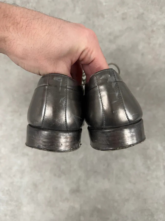 Maison Margiela Silver Grey Derby Shoes fnxsBAu 5