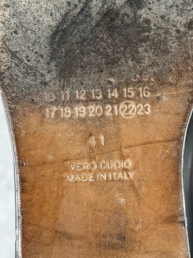 Maison Margiela Silver Grey Derby Shoes fnxsBAu 6