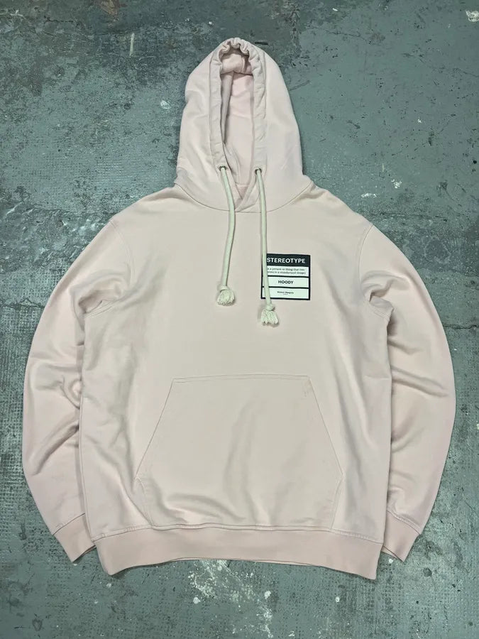 Maison Margiela Stereotype Pink Signature Hoodie (L/XL) kfMtRsa 0