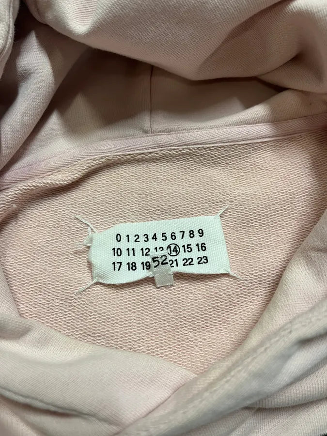 Maison Margiela Stereotype Pink Signature Hoodie (L/XL) kfMtRsa 10