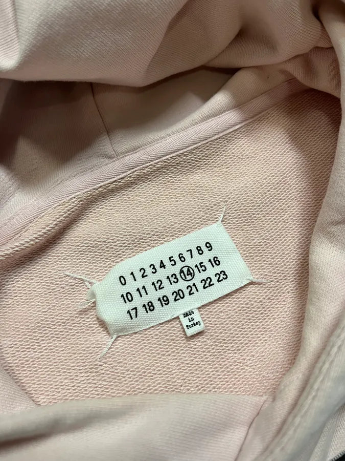 Maison Margiela Stereotype Pink Signature Hoodie (L/XL) kfMtRsa 12