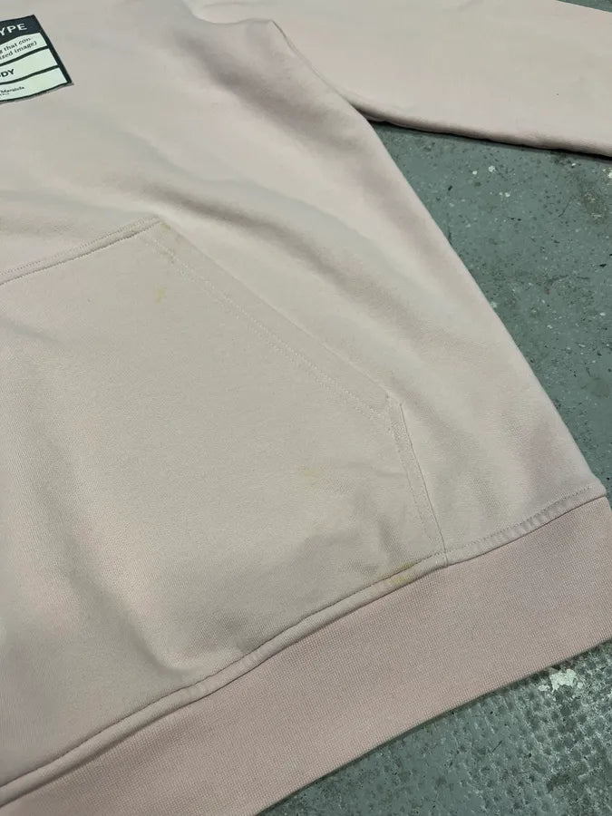 Maison Margiela Stereotype Pink Signature Hoodie (L/XL) kfMtRsa 15